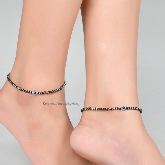 Black Anklet, Black Ankle Bracelet, Simple Beaded Anklet, Summer Bracelet,  Boho Ankle Bracelet, Foot Jewelry, Beach Jewelry, Summer Jewelry - Etsy