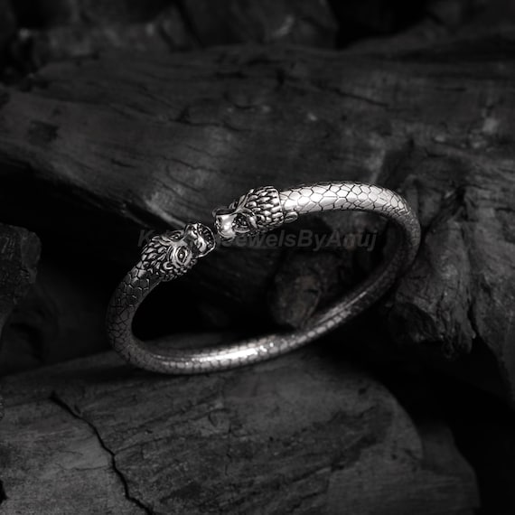 シルバー925 ライオンヘッドブレスレット*6 シルバー925 ライオン