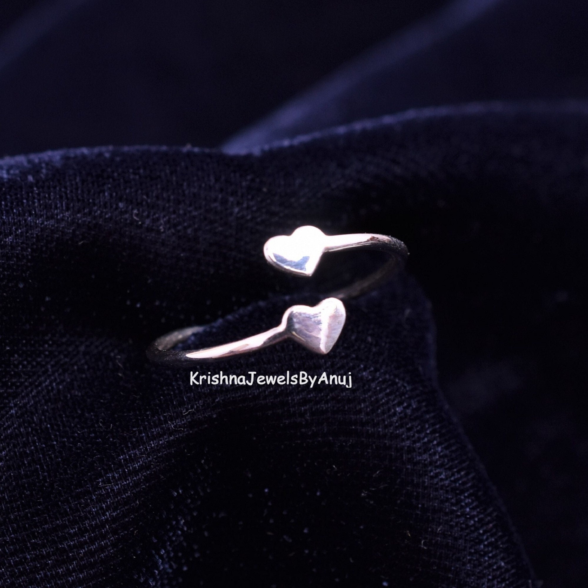 Heart Ring - 925 Sterling Silver Ring - 3 to 13 US All Sizes