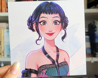 Zoey, Chasseuse de démons Kpop, fanart, impression d'art, illustration