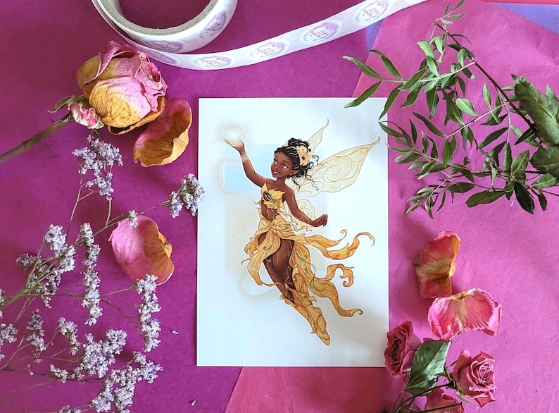 Illustration des fées de la Vallée des Fées, art, fanart, fée, printemps image 7