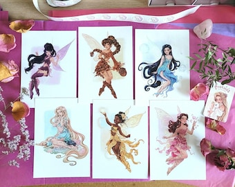 Illustration des fées de la Vallée des Fées, art, fanart, fée, printemps