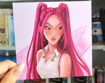 Mira, Chasseuse de démons Kpop, fanart, impression d'art, illustration