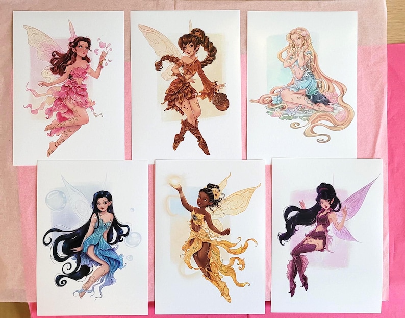 Illustration des fées de la Vallée des Fées, art, fanart, fée, printemps image 8