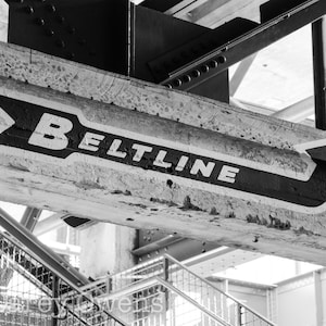 Atlanta Beltline, Atlanta / Black and White Art / Printable Art