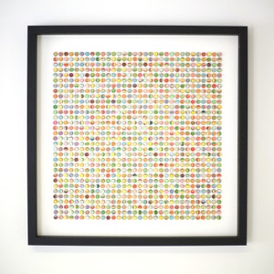 Abstract Geometric Art Print, Colourful Dots Wall Art Print, Wall Art Print, Minimalist Artwork, Home Decor Gift