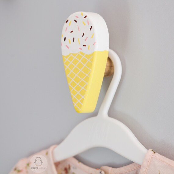 cream coat hangers