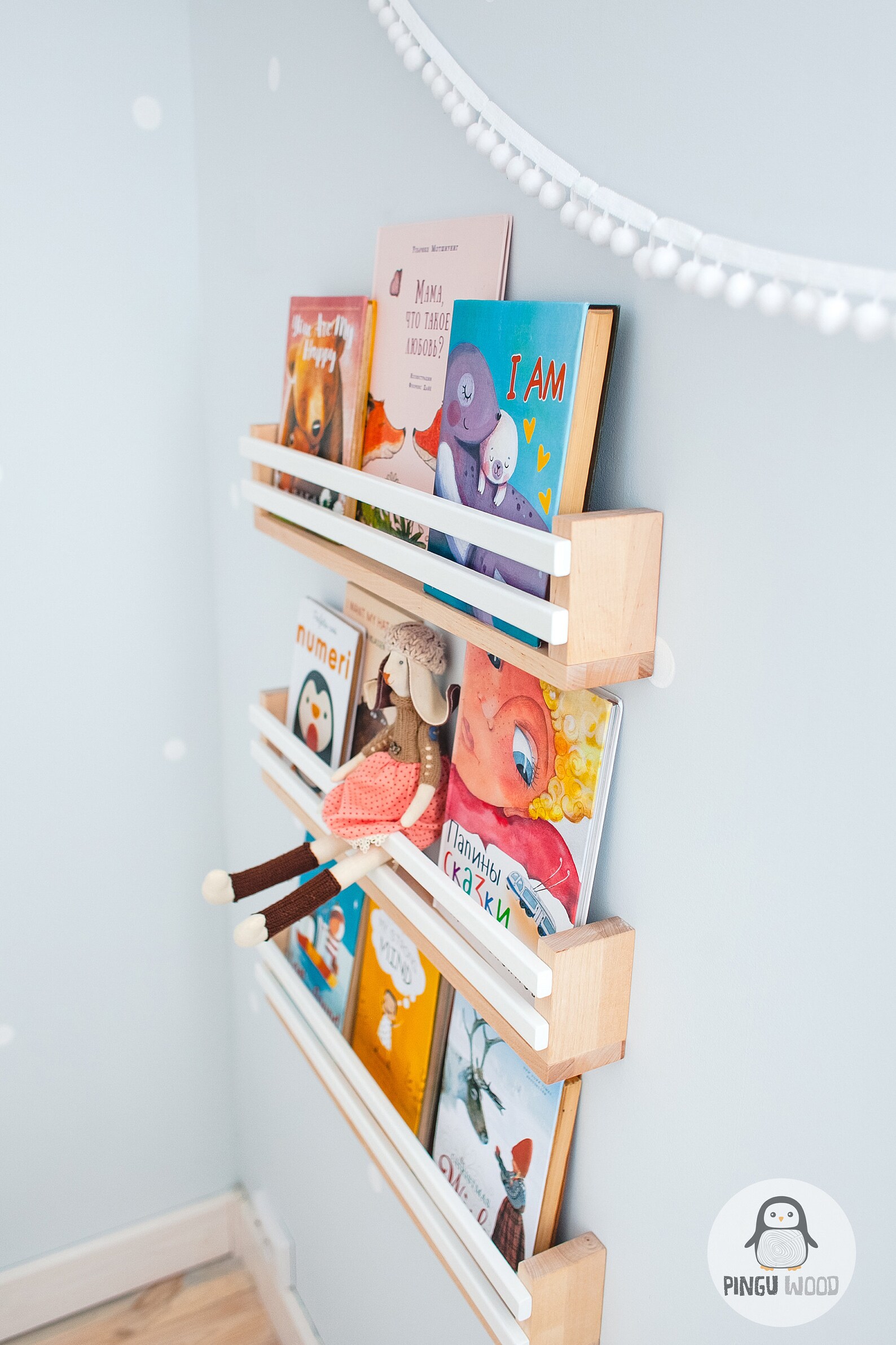 One Kids Book Wall Shelf Wall Shelf Floating Nursery Etsy Canada