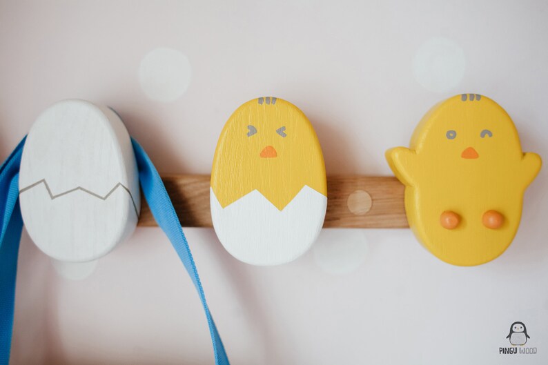 Cute Wall Hooks Wooden Nursery Hanger Coat Hook Coat Rack Etsy