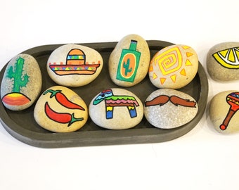 Mexican story starters stones Party favors