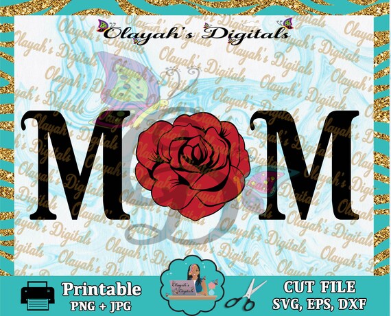 Download Flower Mom Svg Mom Png Mom Clipart Mom Cut File Etsy