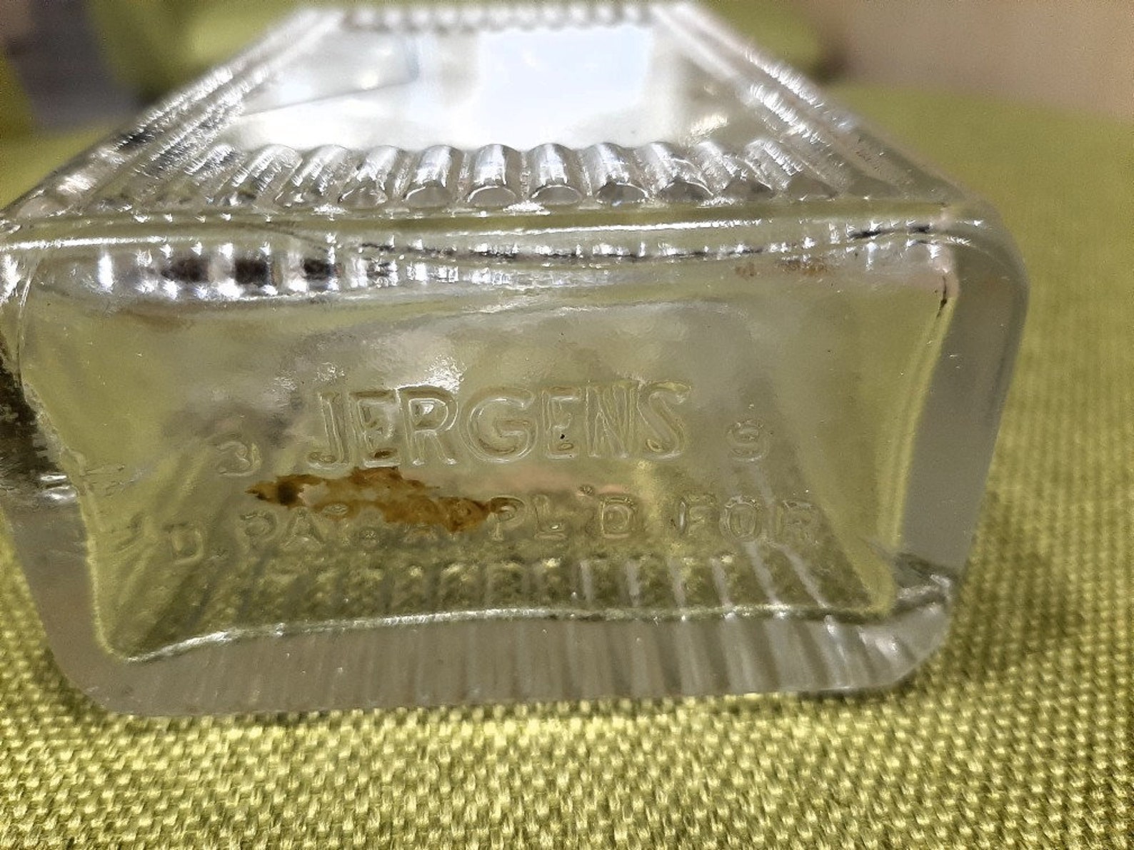 Vintage Jergens Lotion Bottle Etsy