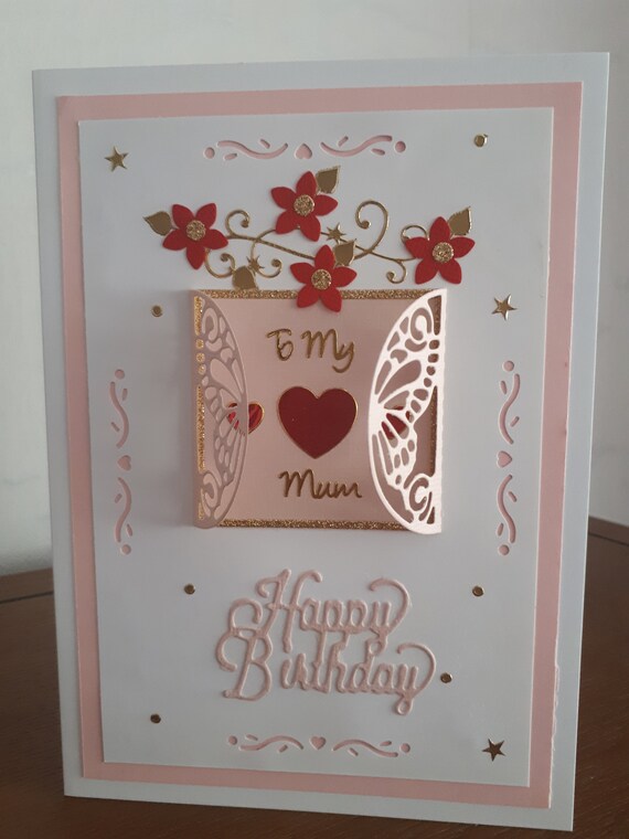 handmade mum birthday card