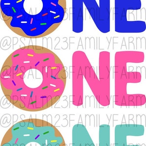 ONE Donut SVG