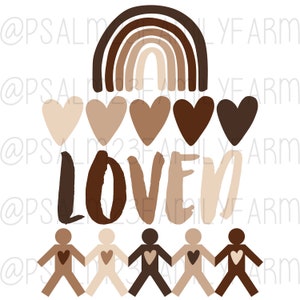 LOVED Skin Color SVG