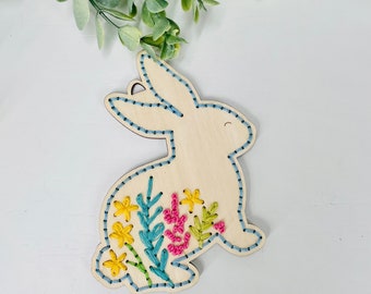 Easter Basket Tag| Embroidered Easter Basket Tag| Hand Embroidered Basket Tag| Easter Tag| Personalized Easter Tag| Handmade Basket Tag