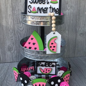 Watermelon Tiered Tray Set| HJRustic