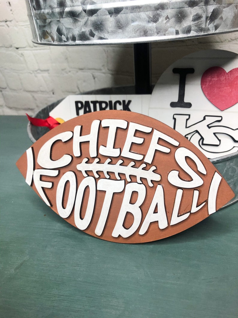 Kansas City Chiefs Party Decorations Chiefs Tiered Tray Tiered Tray|Chiefs decor Kansas City Chiefs Tiered Tray Kansas City Chiefs