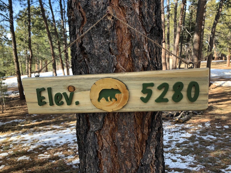 Custom Elevation Sign Etsy