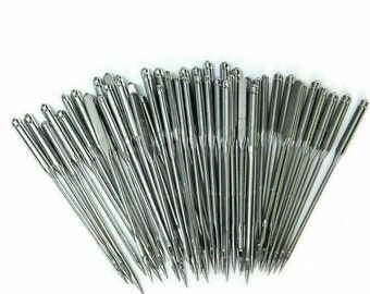 100 pc. of sewing machine needles sizes: 11,12,14,16,18  for Singer and many other machines