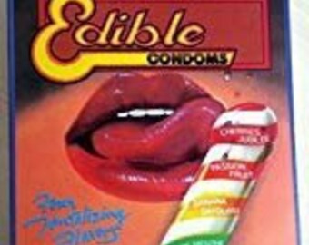 Edible Condoms Candy Sheaths novelty Use Only These Are Not Real