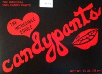 CANDYPANTS Original Edible Underwear for Her in Original Red Black Box 