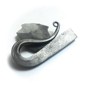 Flint and Steel Rat Tail, Carbon Striker, Fire Starting Bushcraft, Camping, Survival, Traditional Hand Forged