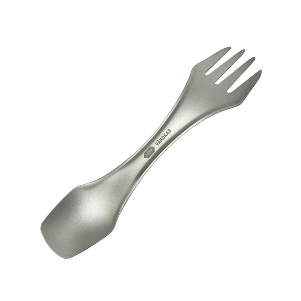 Titanium Spork, Camping Cutlery Fork and Spoon - Lightweight, Outdoor Survival, Hiking Camp and EDC