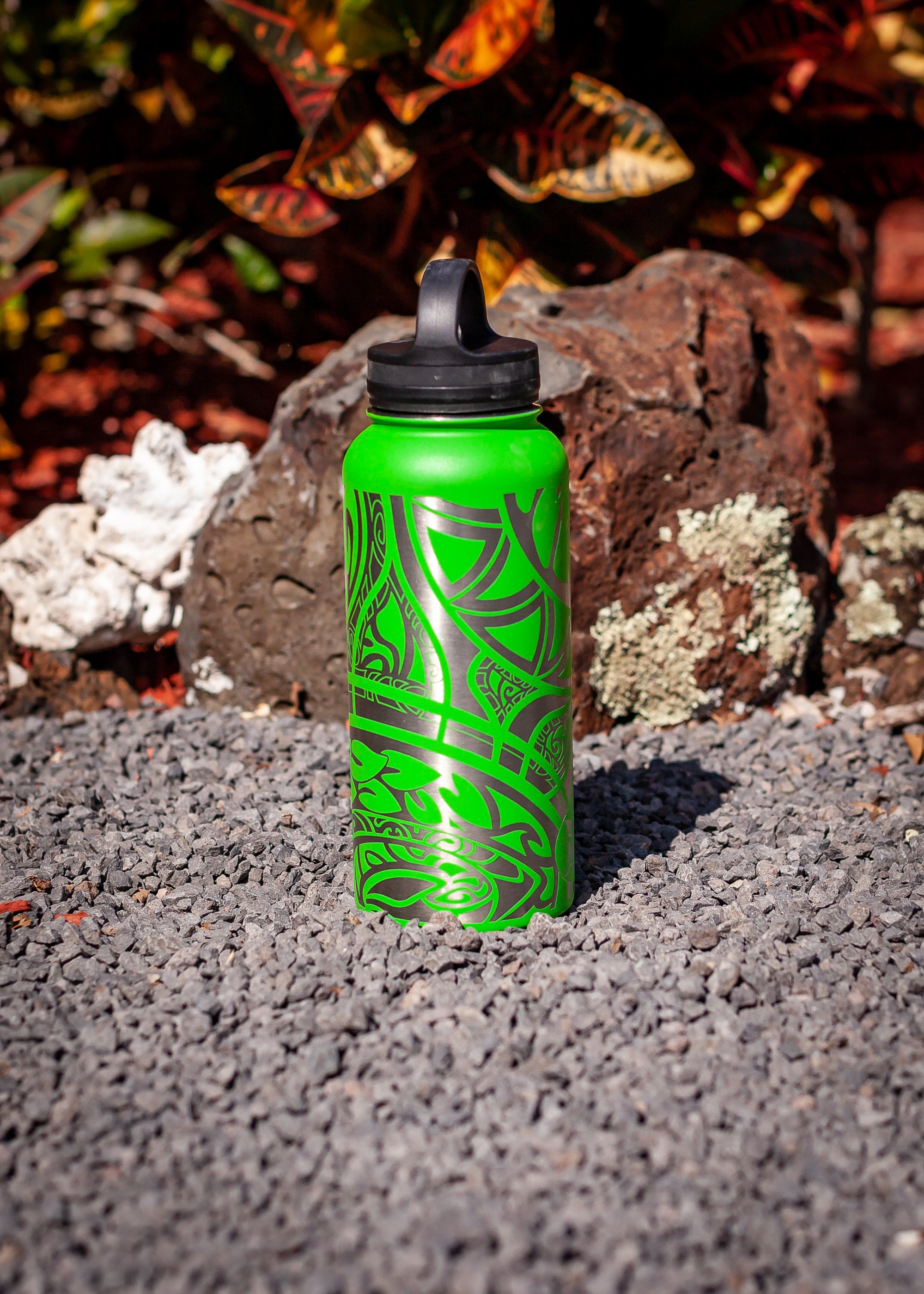 Customized Laser Engraved 32oz Stainless Steel Water Bottle Etsy