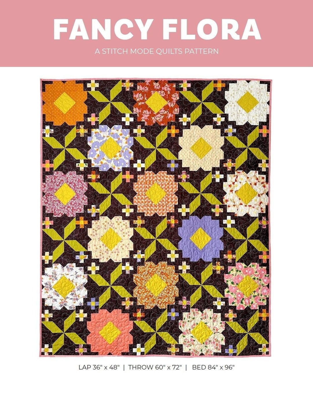 Fancy Flora Quilt Pattern - PDF Only - Etsy