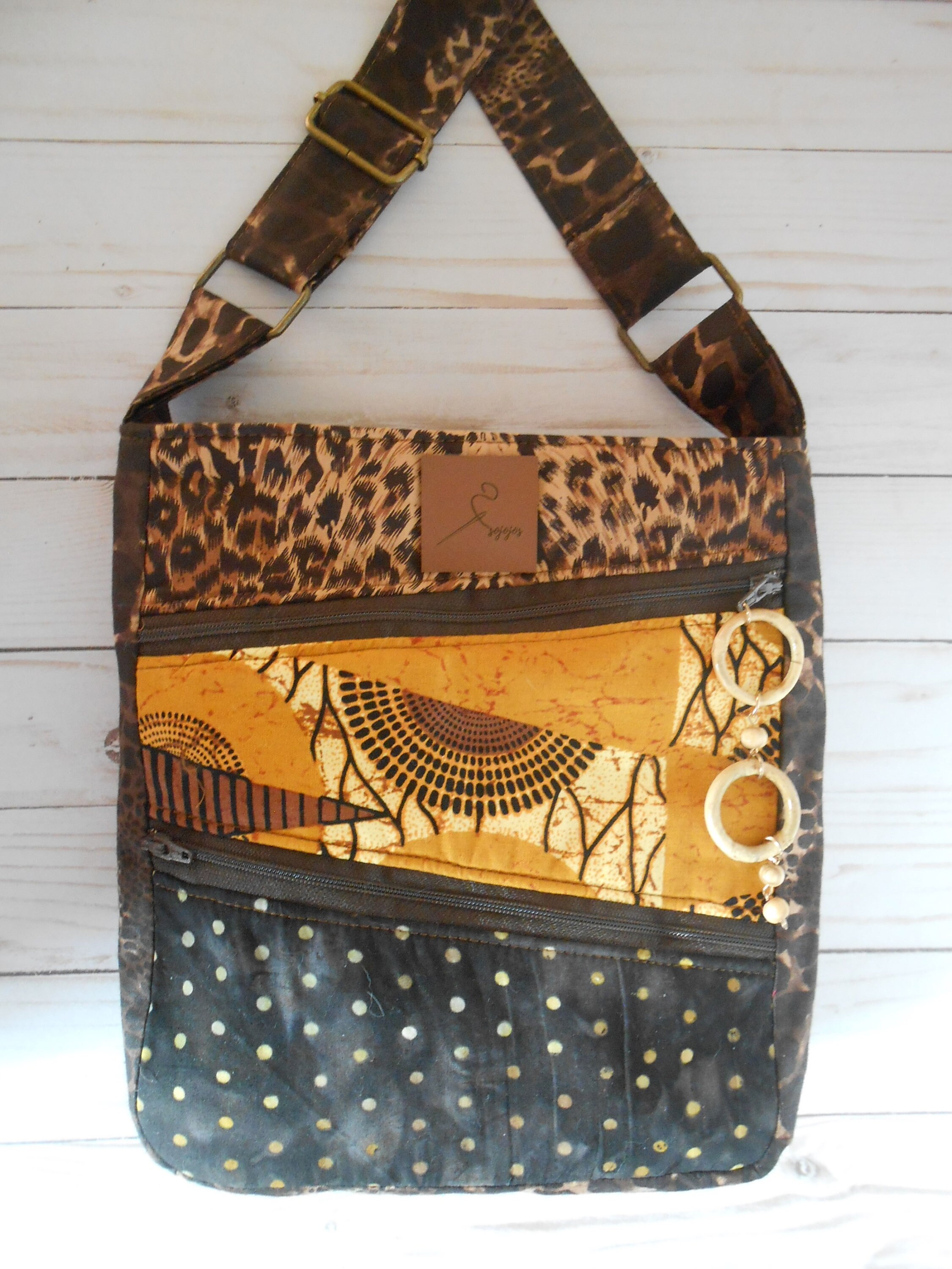 Boho Crossbody Bag Lightweight Purse Messenger Bag African - Etsy