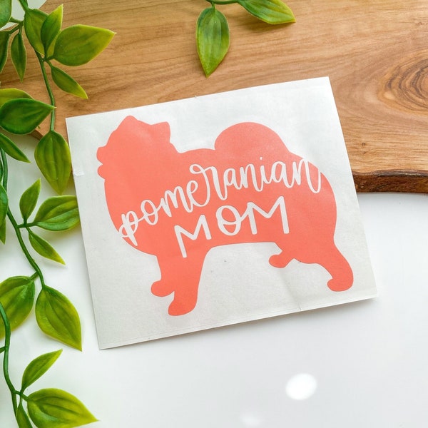 Pommern Mom Vinyl Aufkleber – Wasserfester Auto Aufkleber