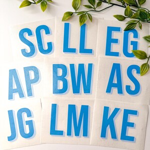Double Layer Monogram Decal | 3D Shadow Layered Stickers | Personalized Gift Idea | Shadow Block Decals | Custom Initials | Tumbler Decal immagine 5