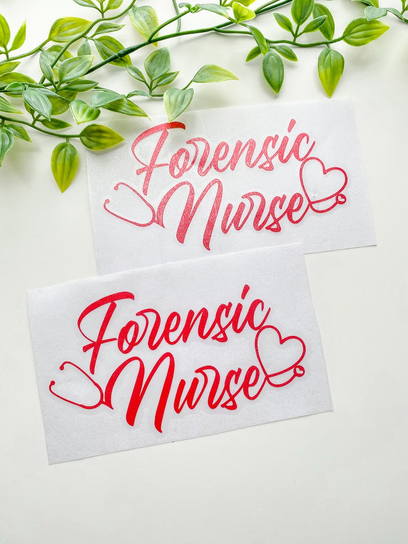 Forensic Nurse Sticker, Waterproof Vinyl Sticker, Forensic Nurse Car ...