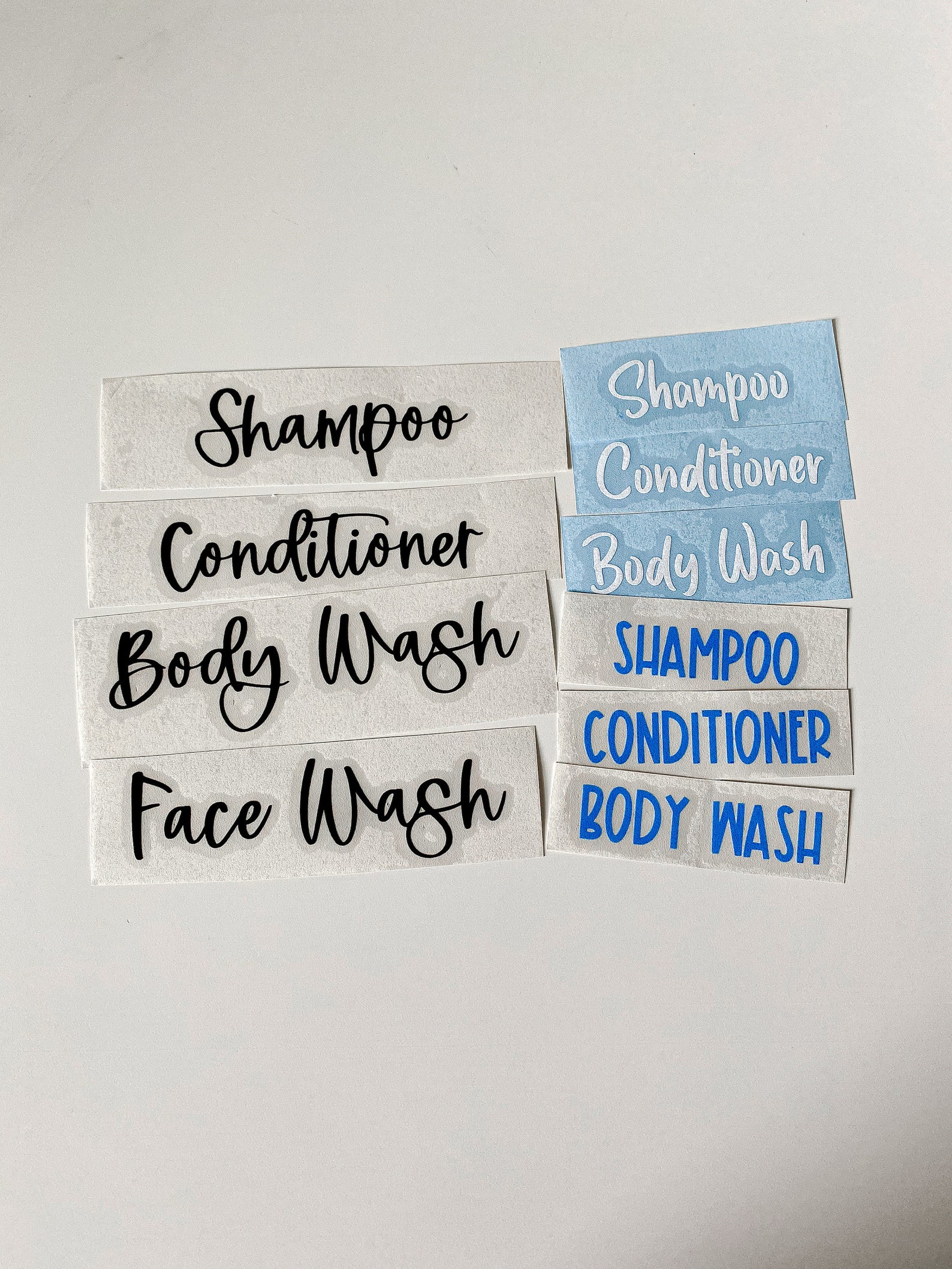 Shampoo Add Sticker Shampoo Conditioner Body Wash Stickers Personalized Shampoo - Etsy