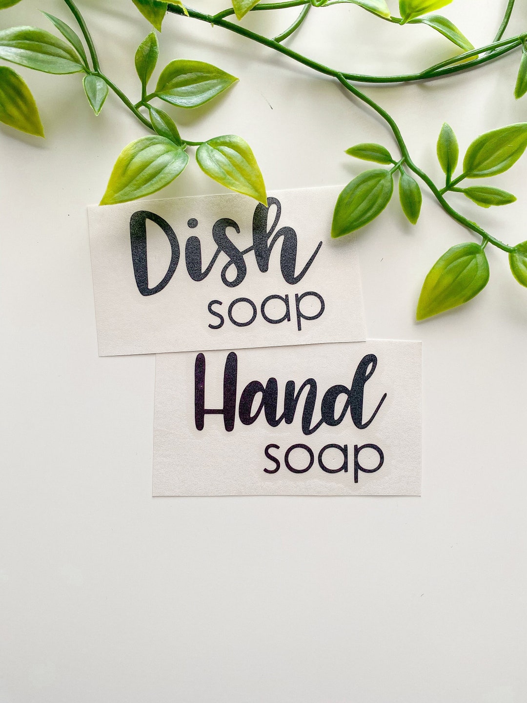 Soap Bottle Stickers. Dish Soap Decal. Hand Soap Decal. Wash Your Hands