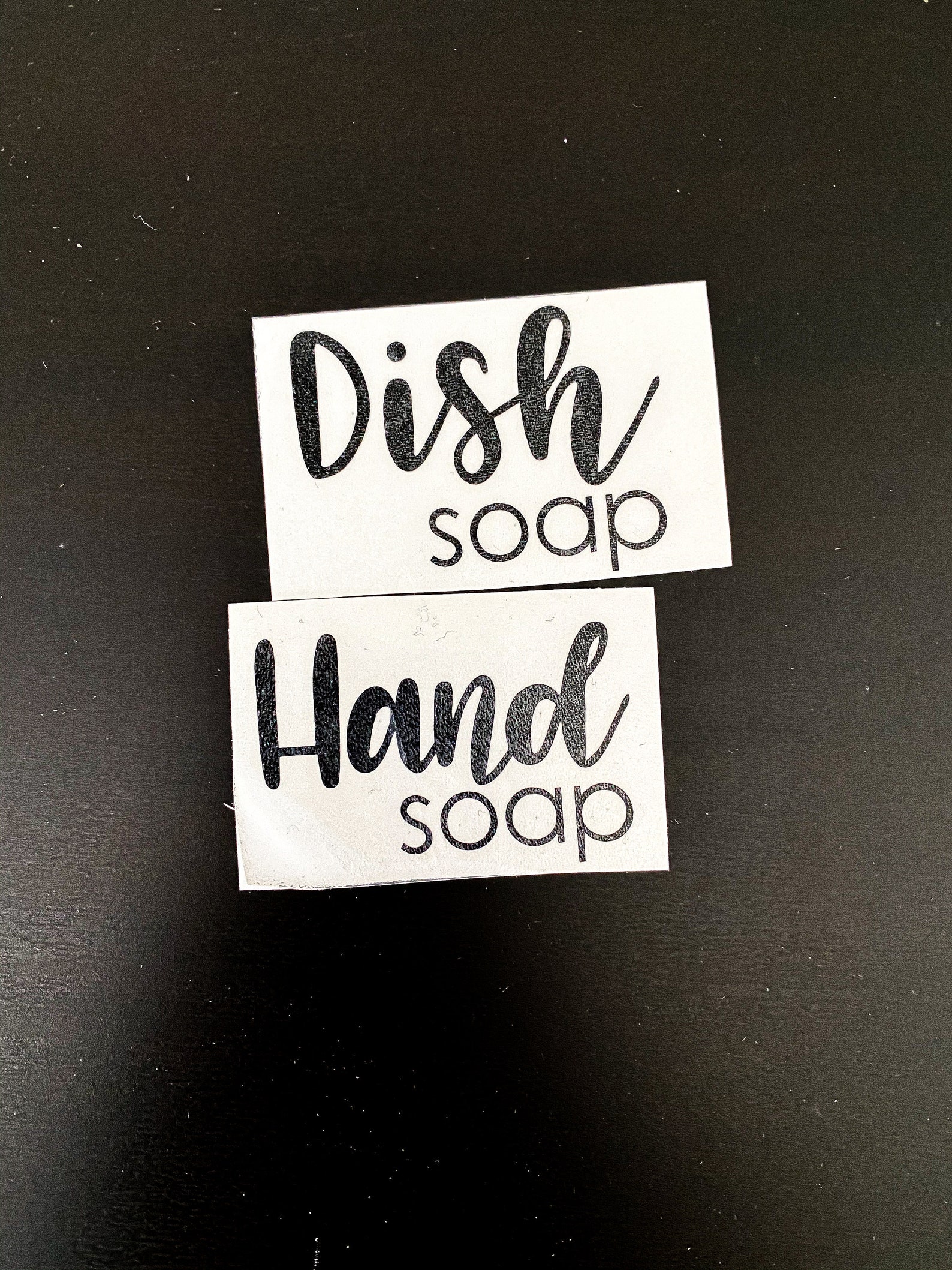 Soap Bottle Stickers. Dish Soap Decal. Hand Soap Decal. Wash Etsy