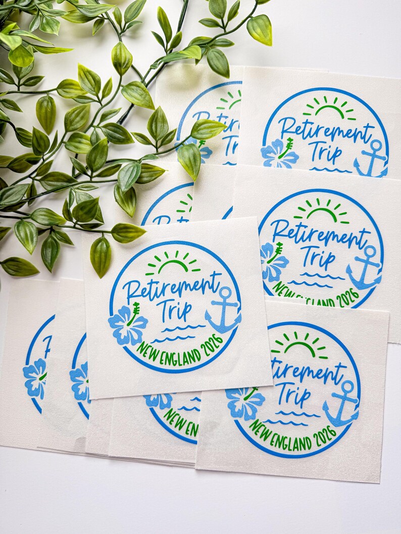 Pegatinas personalizadas para vacaciones, pegatinas impermeables para vacaciones, calcomanías personalizadas para vacaciones familiares, pegatinas para vasos, calcomanías personalizadas para vacaciones familiares imagen 3