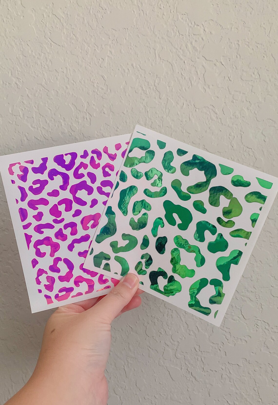 Leopard Print Vinyl Decal Leopard Print Sticker DIY Etsy