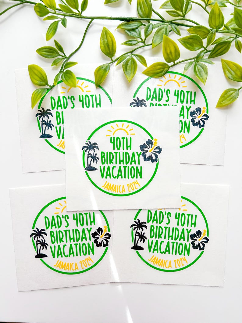 Pegatinas personalizadas para vacaciones, pegatinas impermeables para vacaciones, calcomanías personalizadas para vacaciones familiares, pegatinas para vasos, calcomanías personalizadas para vacaciones familiares imagen 11