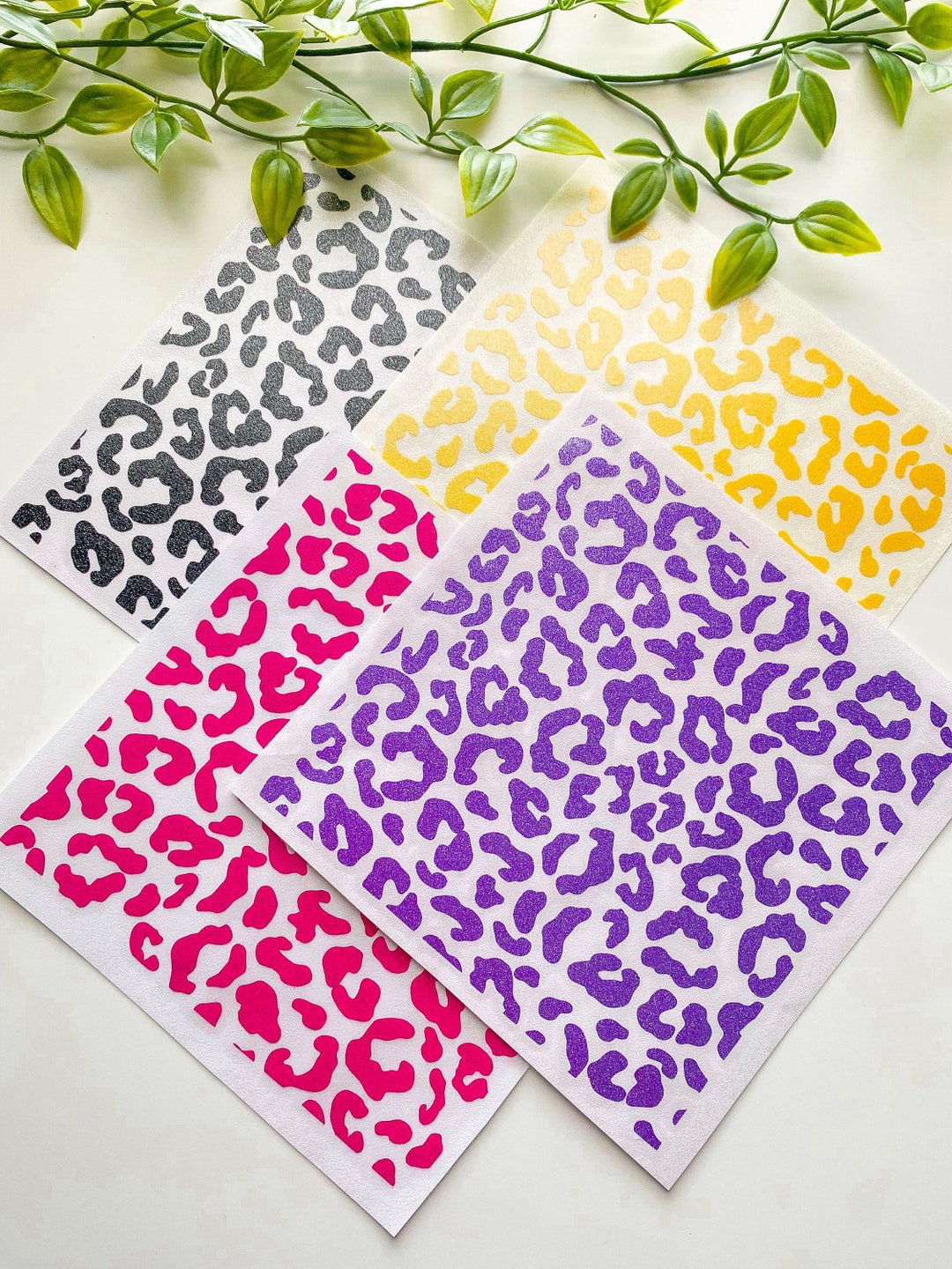 Leopard Print Vinyl Decal Leopard Print Sticker DIY Leopard Print