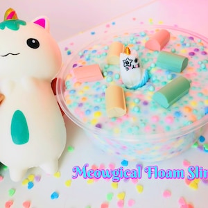 Meowgical Scented Slime Box FREE SHIPPING Nontoxic Ingredients _ Floam Slime _ Caticorn Squishy