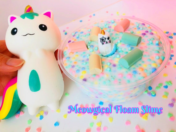 Meowgical Scented Slime Box FREE SHIPPING Nontoxic Ingredients _ Floam Slime _ Caticorn Squishy