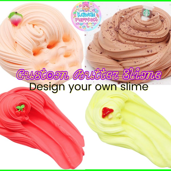 Custom Butter Slime Free Squishy Design Your Own Slime Plus Extras Free Shipping