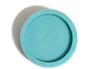2" Circle Resin Mold - Magnet and Wax Melt Mold - Engraved Mould for Epoxy Resin by ResinQueenShop