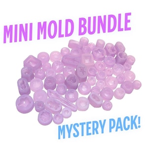 Mini Mold Packs! Resin Mold Bundle, Polymer Clay Molds, Mini Resin Molds, Silicone Mold Pack, UV Resin Molds, Resin Silicon Mold