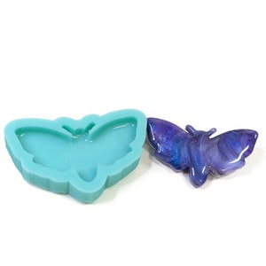Domed Moth Mold - Make your own Moth Pendant - Made from Premium Platinum Silicone by Resin Queen Shop