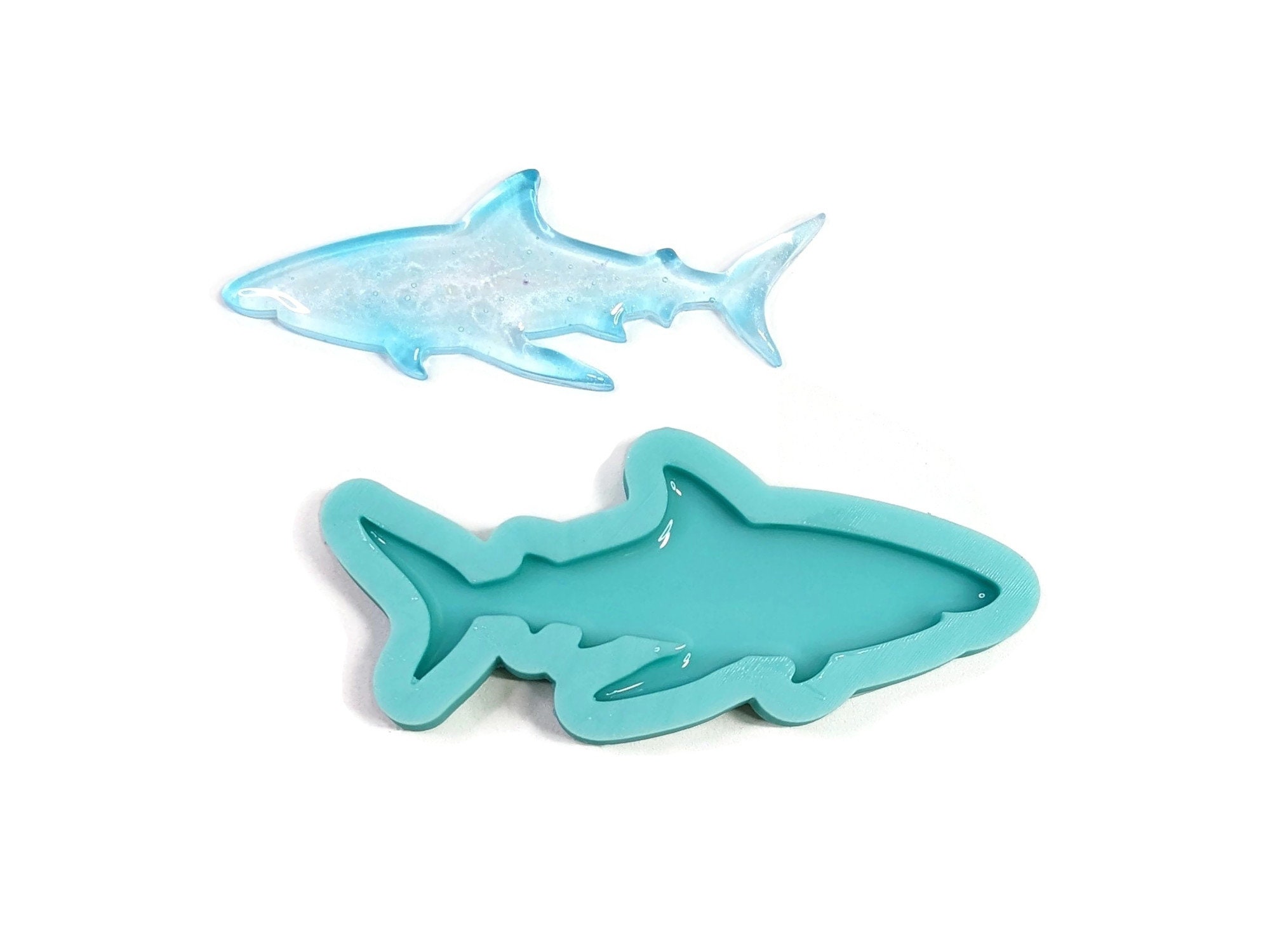 Diy Shark Hair Clips Silicone Mold Handmade Rectangle Resin - Temu