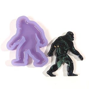 Bigfoot Harzform - gewölbte Abschlusssilikonform für Harz - Sasquatchform Bild 7