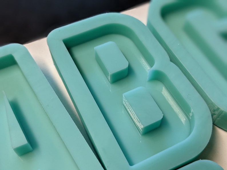 3 Inch Alphabet Letter Molds Alphabet Mold for Resin Wax and Etsy UK